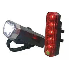GENERICO - Pack Luz De Bicicletas Delantera Y Trasera