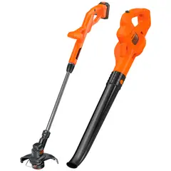 BLACK+DECKER - Orilladora 20V + Sopladora 20V