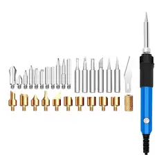 LUMAX - Pirograbador Cautin Para Madera Con Punta Lapiz 60w 37pcs