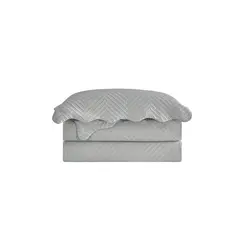 RODLER - Quilt Liora 2 Plazas Queen Gris