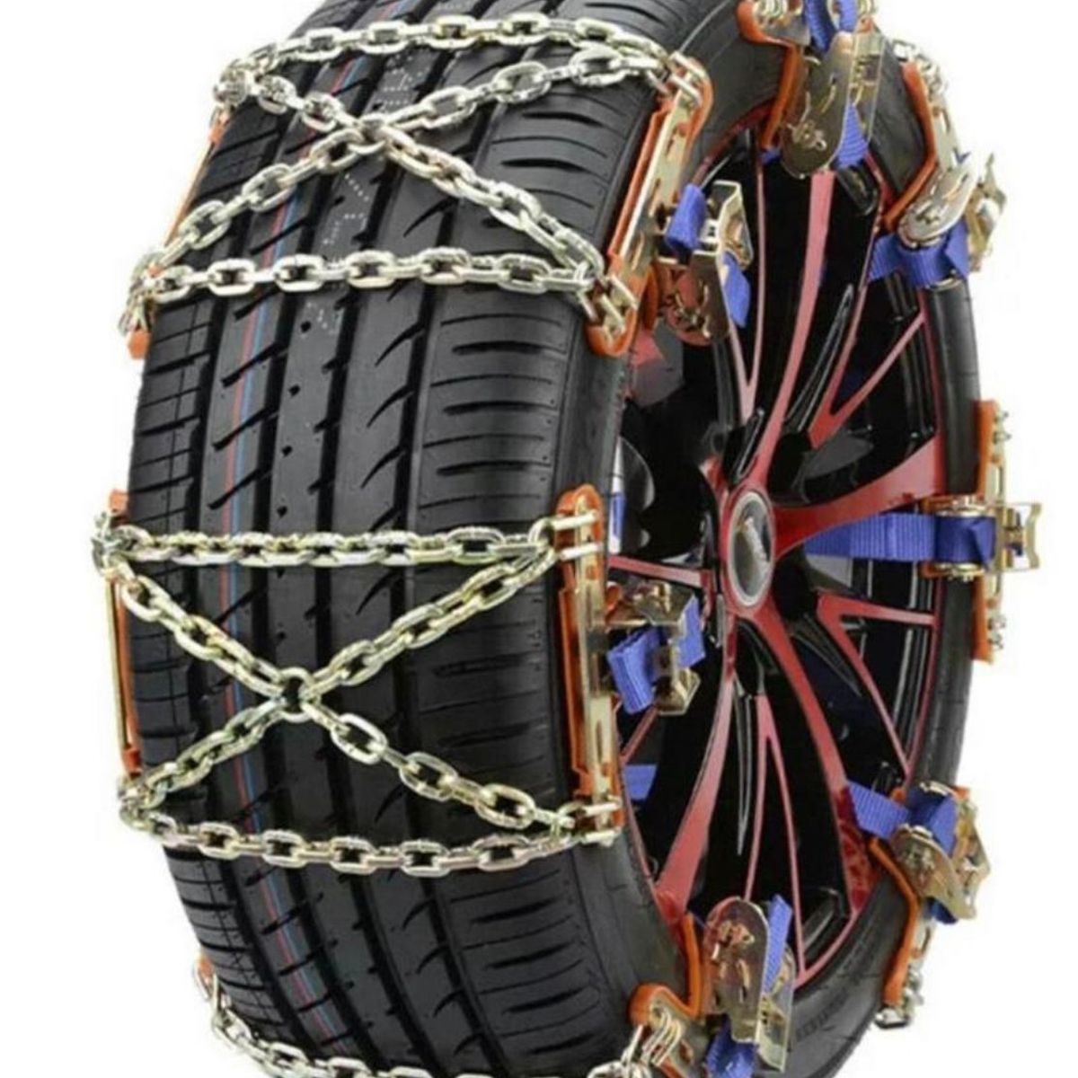 GENERICO - Kit Cadenas Para Nieve adjustables con bolso