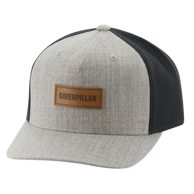 CAT - Jockey Unisex Caterpillar Patch Fl Gris Claro CAT