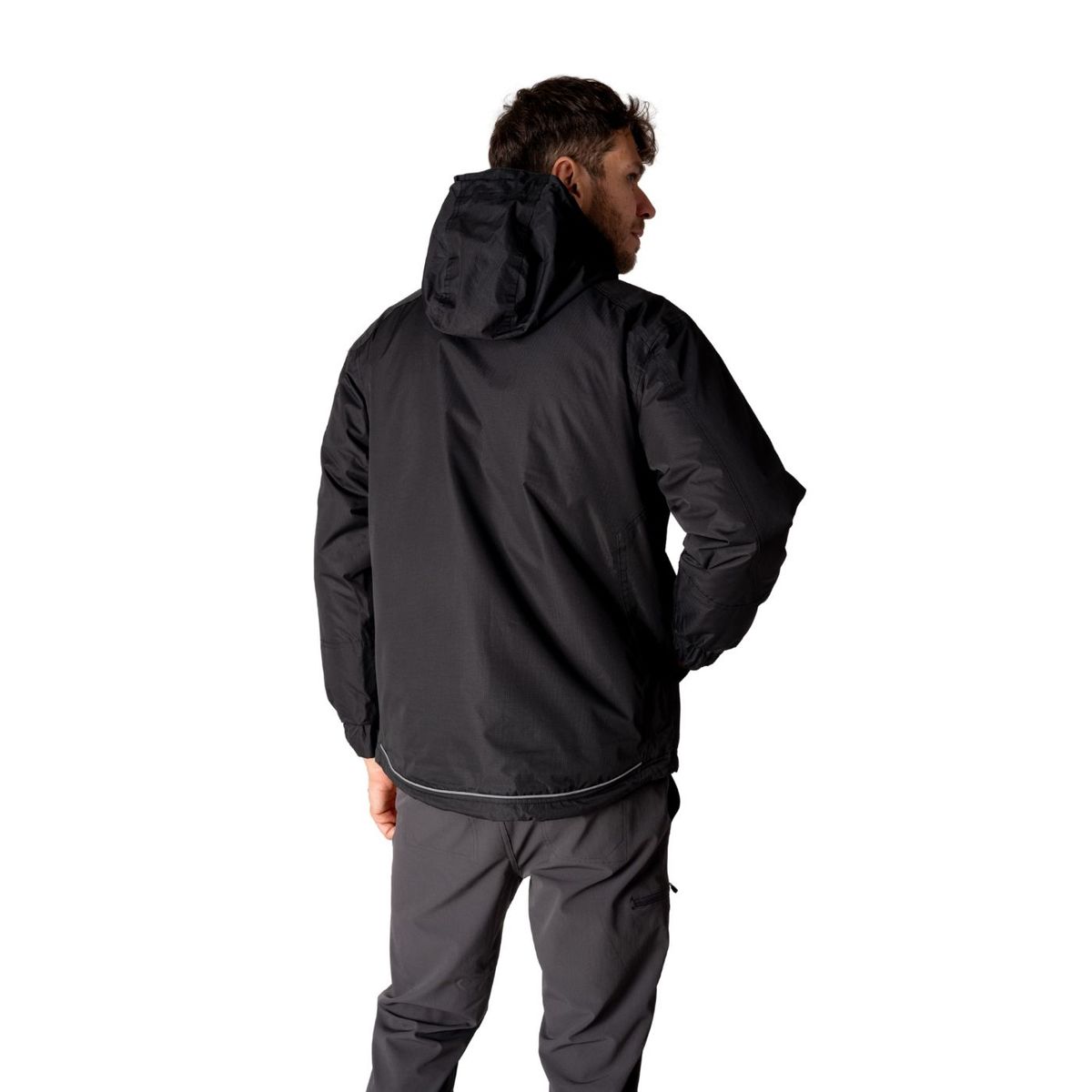 INDUSBORD - Parka Thermal Heat Térmica Hombre Costuras Selladas Y Cierre Ykk