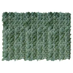 GENERICO - Pack 2 Malla de Hojas Enredadera treillage Reja Cortina 120x120cm