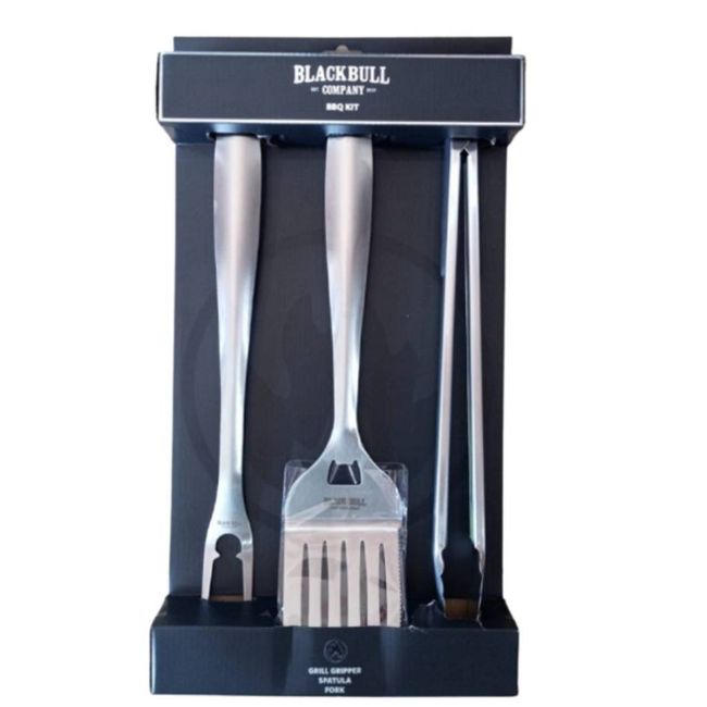 TITANIO - KIT BBQ 3 PIZAS BLACKBULL