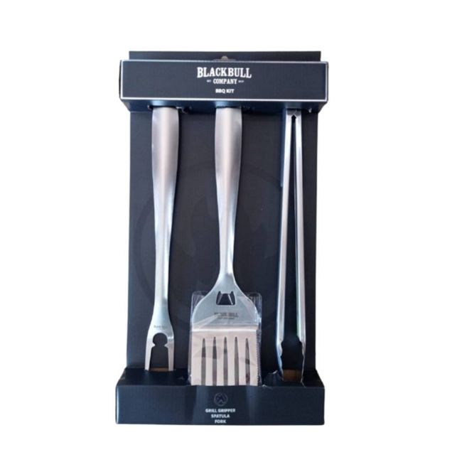 TITANIO - KIT BBQ 3 PIZAS BLACKBULL