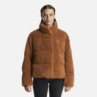 Chaqueta Mujer Aterciopelada Camel