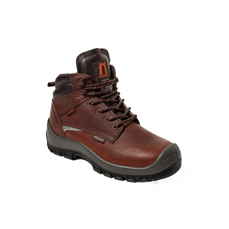 NORSEG - Zapato de seguridad NS 586 PRO Café Hombre Mujer NORSEG