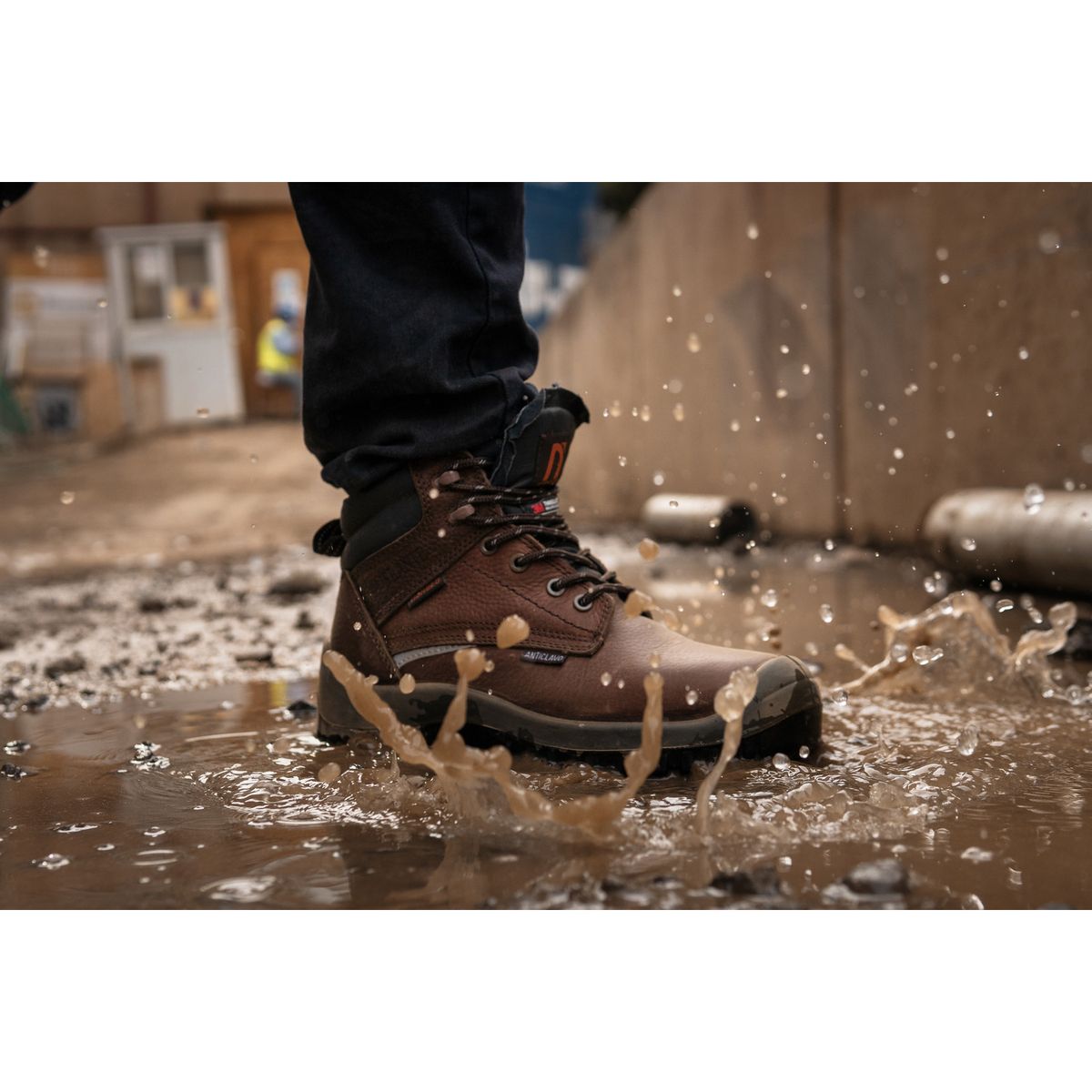 NORSEG - Zapato de seguridad NS 586 PRO Café Hombre Mujer NORSEG