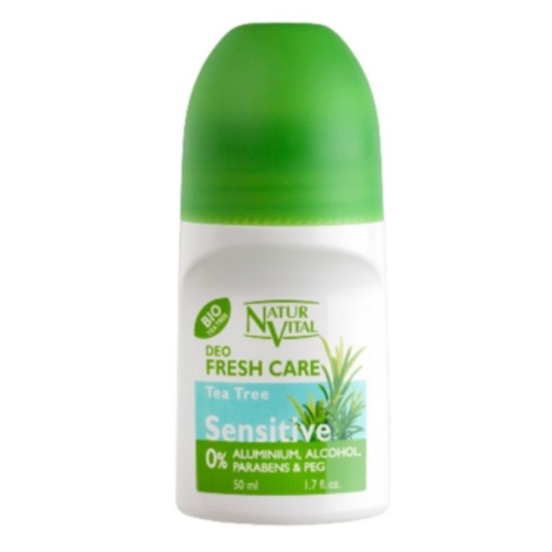 NATURVITAL - Desodorante Natur Vital Roll On Sensitive Tea Tree 50 Ml