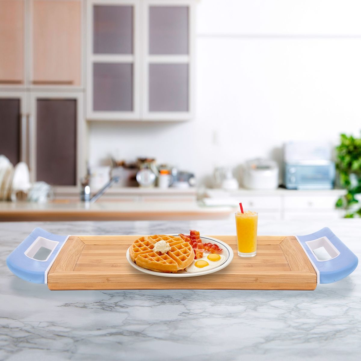 INSPIRACCI - Bandeja servir rectangular bambu