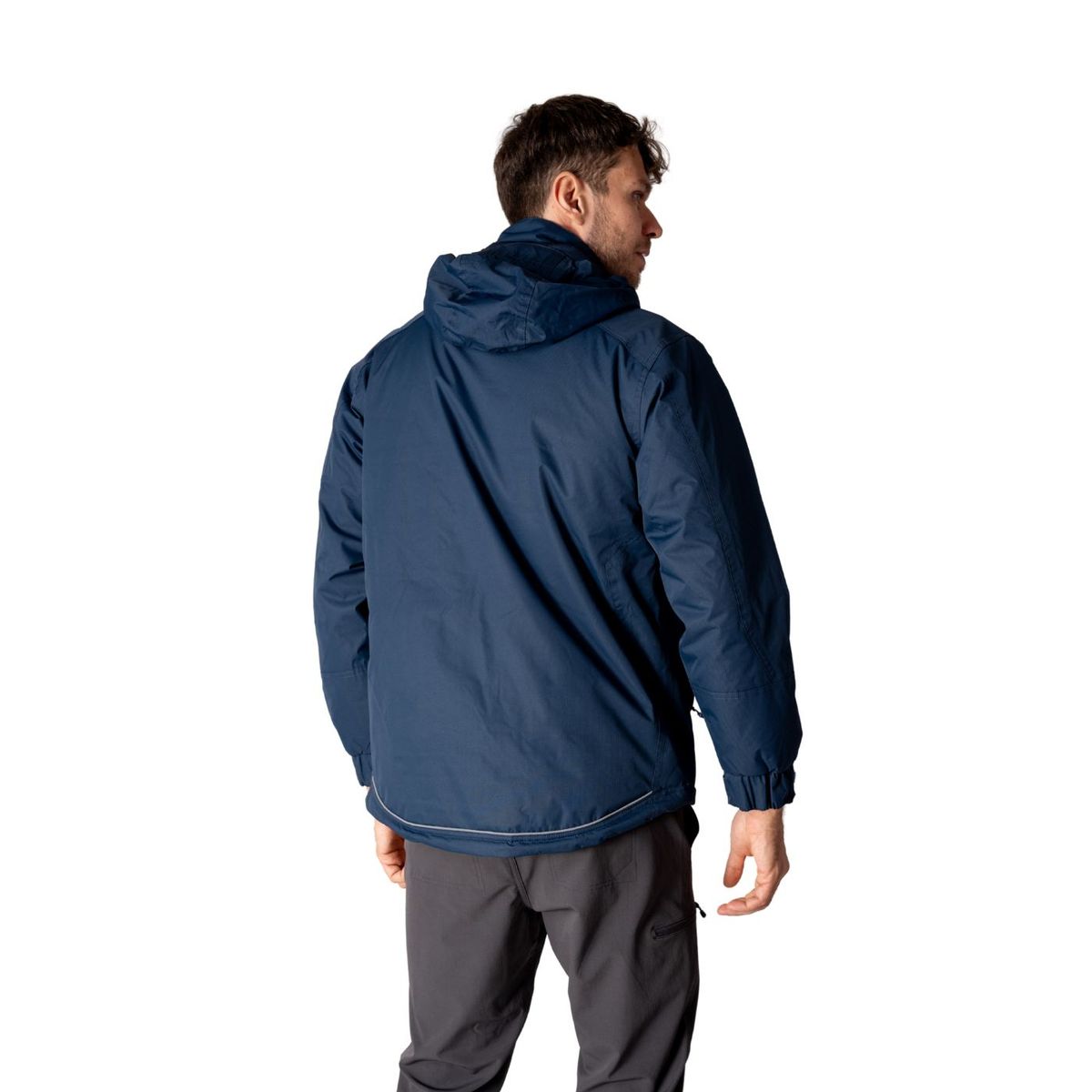 INDUSBORD - Parka Thermal Heat Térmica Hombre Costuras Selladas Y Cierre Ykk