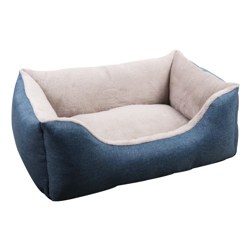 INSPIRACCI - Cama Mascotas Rectangular M Azul