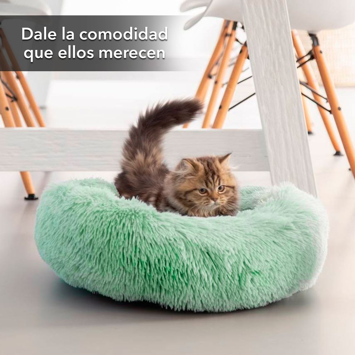 INSPIRACCI - CAMA MASCOTAS ANTIESTRES CIRCULAR FELPA M