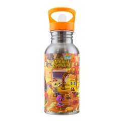 PALADONE - BOTELLA DE METAL W STRAW AUTUMN ANIMAL CROSSING