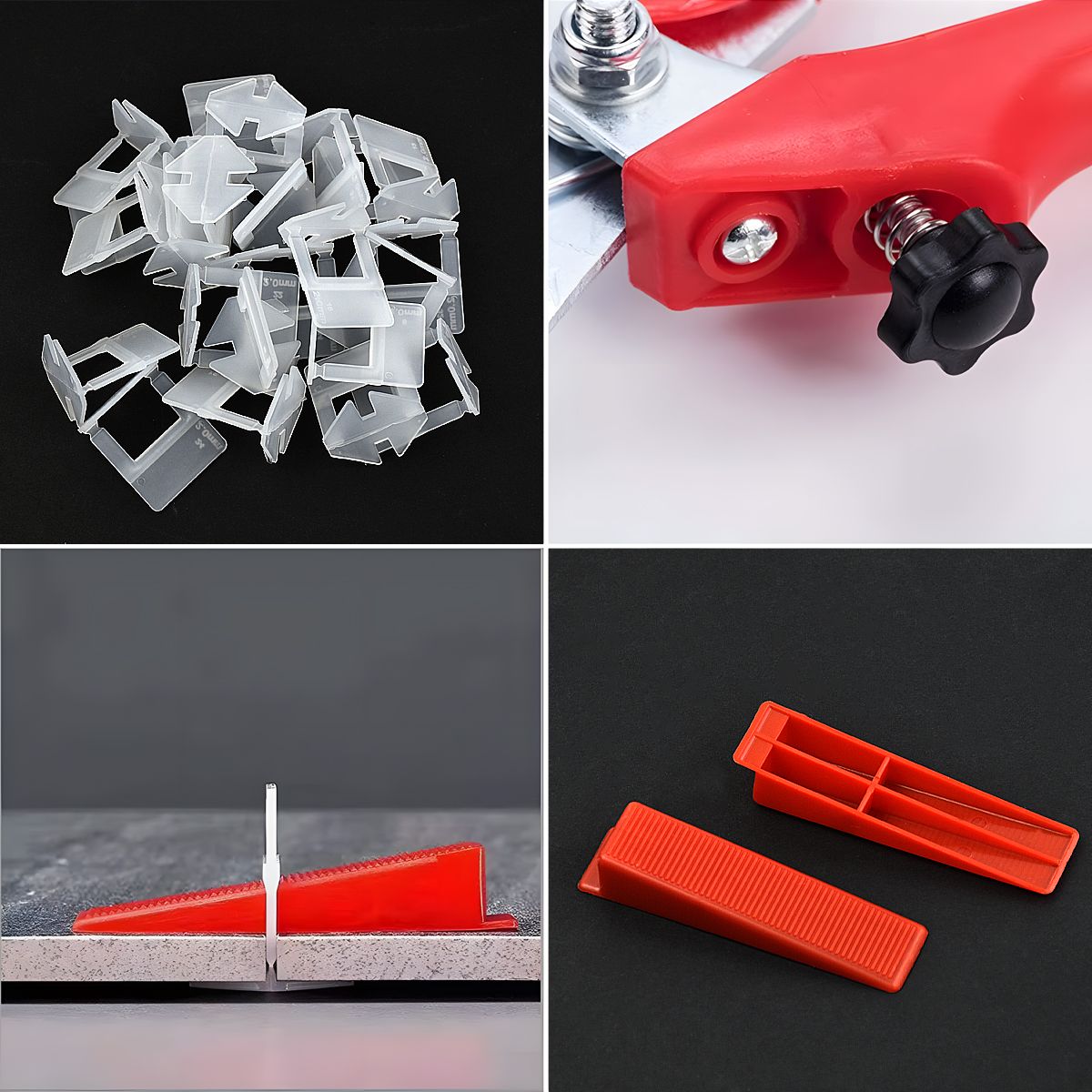 AIZO - 3mm 100 Clip Nivelador De Ceramica Porcelanato Separador