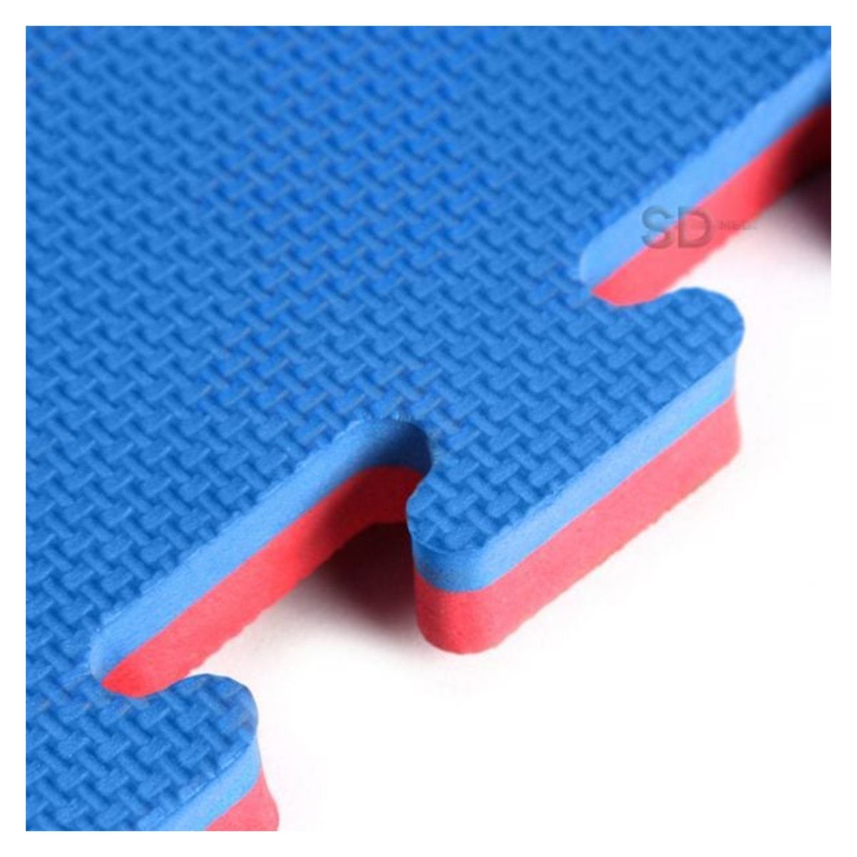SDFIT - Pack 2x Tatami 2,5 cm grosor - 100 x 100 cm - Rojo Azul