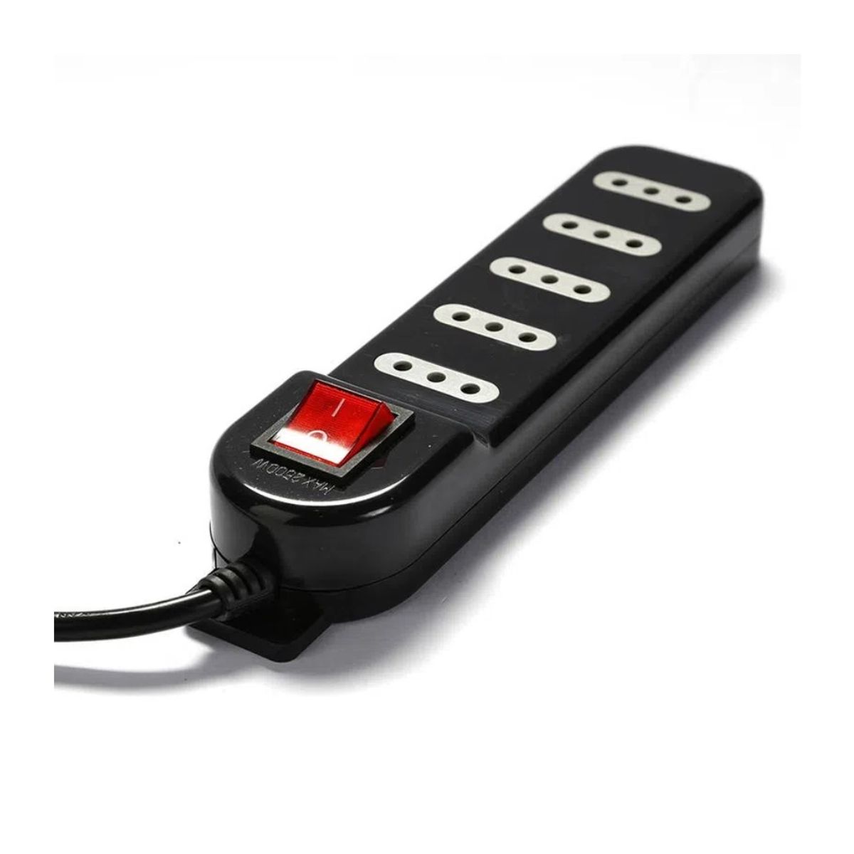 MACROTEL - Alargadores Zapatilla 5tomas Corriente 5mts Cswitch Negra