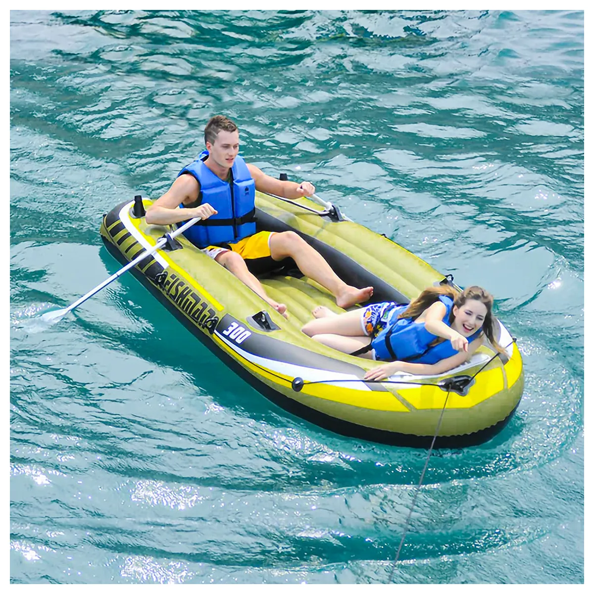 FISHMAN - Bote Inflable 40x125x252 cm Verde