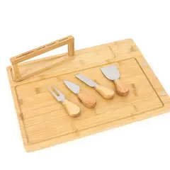 INSPIRACCI - Tabla quesos L 4 utensilios