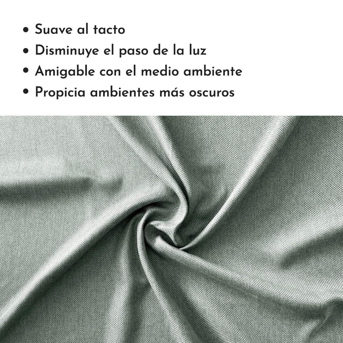 INSPIRACCI - Cortina Blackout Texturizada 140x220 cm Gris