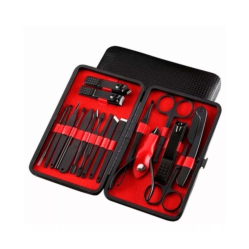 GENERICO - Set De Manicura Cortauñas Profesional 18 Piezas