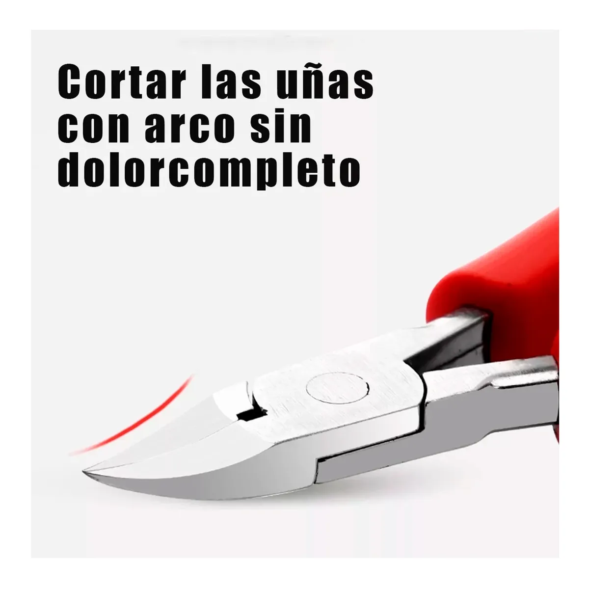 GENERICO - Set Pedicura Herramientas Uñas Encarnadas Acero Inoxidable