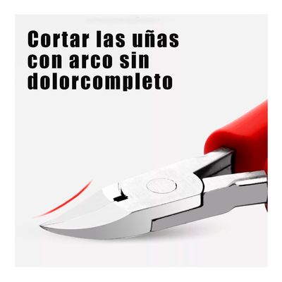 Imagen 2 del producto Set Pedicura Herramientas Uñas Encarnadas Acero Inoxidable