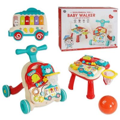 Imagen 2 del producto Corre Pasillo Caminadora Mesa Primero Pasos Musical 2 En 1