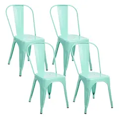 NOVAHUS - PACK 4 SILLAS METAL TOLIX MENTA
