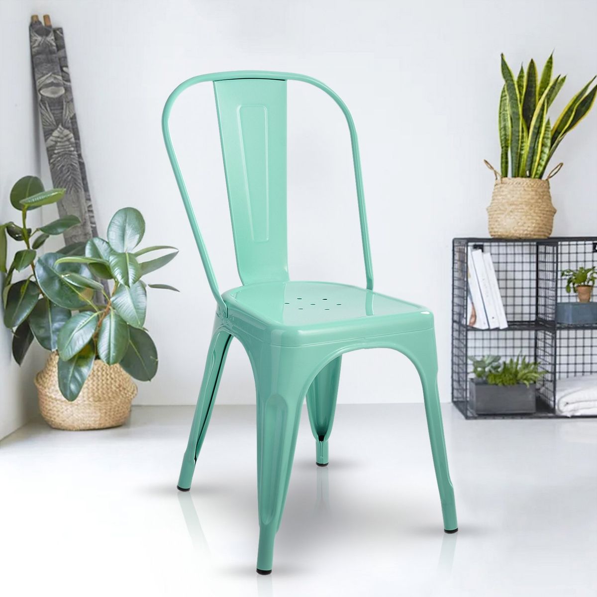 NOVAHUS - PACK 4 SILLAS METAL TOLIX MENTA