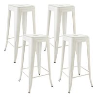 PACK 4 PISO METAL TOLIX BLANCO