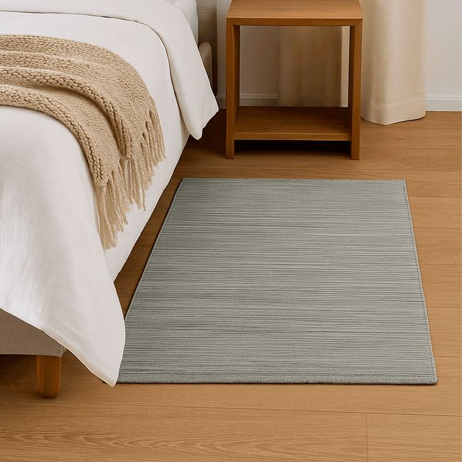 BAZHARS - Bajada de cama 080X120 cm Natural Rug Cut 2071 Grey Bazhars