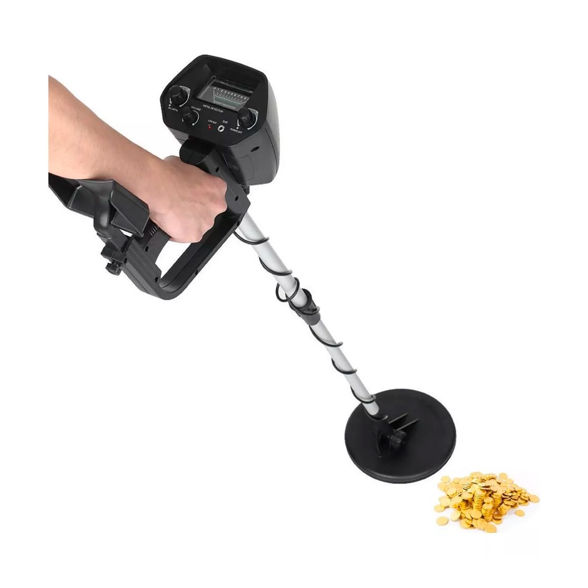 GENERICO - Detector De Metales Sensitivo Subterráneo Con Pantalla LCD