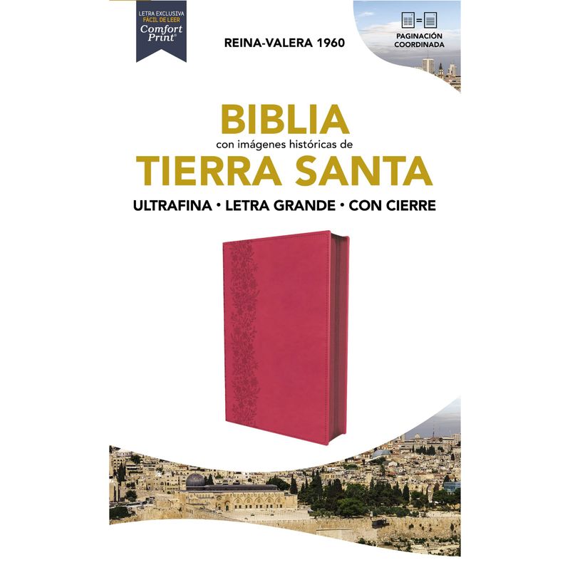 RETAILEXPRESS - Biblia Reina Valera 1960 Ls Untra fina Letra Grande Fuscia