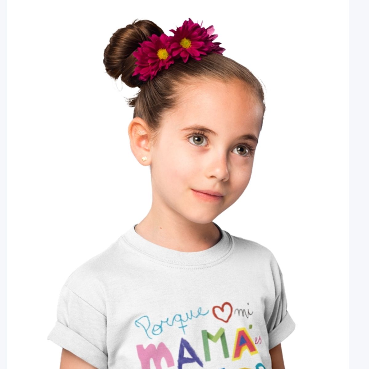 GENERICO - Polera Porque Mi Mama Es La Mejor Figuras Estampada