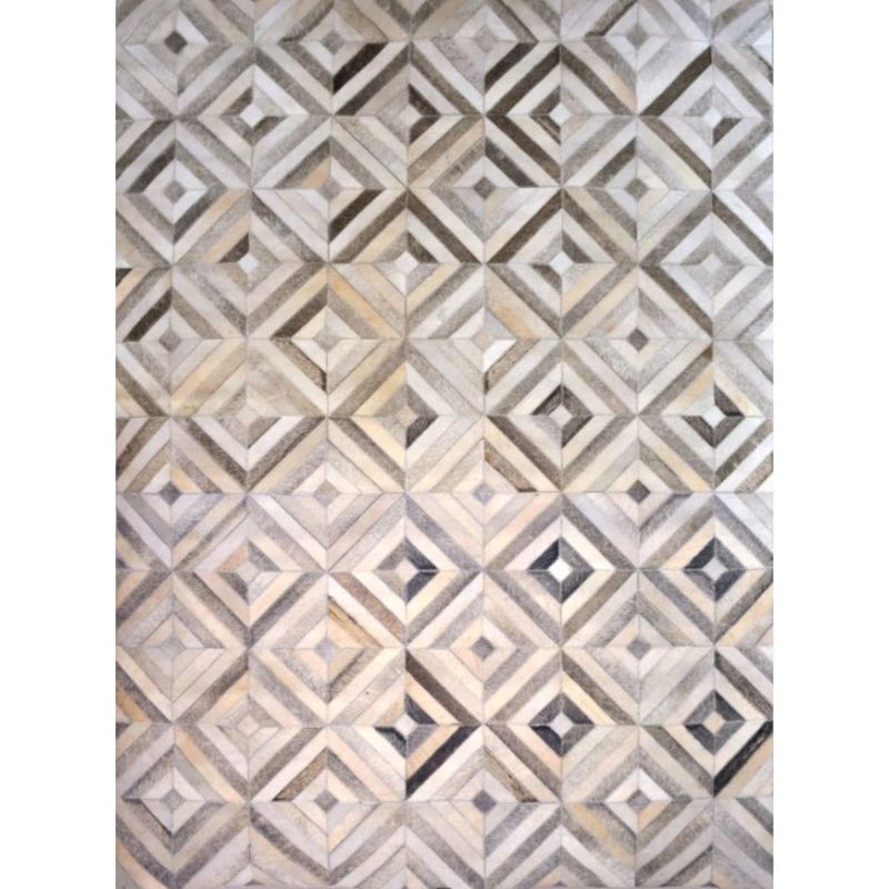 BAZHARS - Bajada de cama 080X120 cm Patch Cuero Ansa F8 Bazhars