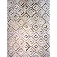 BAZHARS - Bajada de cama 080X120 cm Patch Cuero Ansa F8