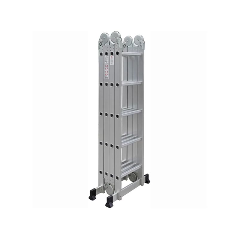 QRUBBER - Escalera Aluminio Multiuso 5,7 Mts. QRubber