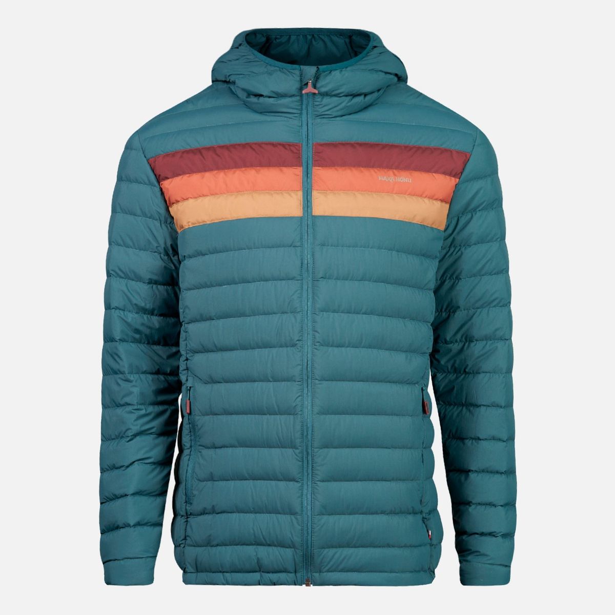 HAKA HONU - Chaqueta Hombre Infiernillo Con Gorro Petroleo Haka Honu