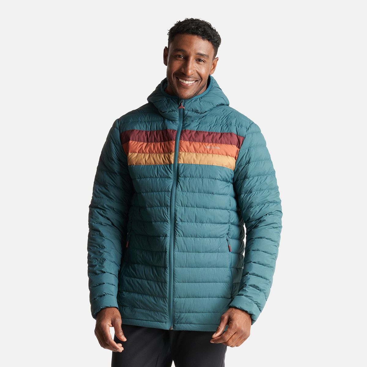 HAKA HONU - Chaqueta Hombre Infiernillo Con Gorro Petroleo Haka Honu