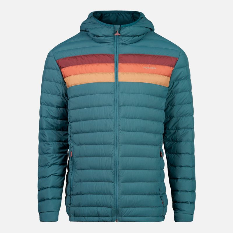 HAKA HONU - Chaqueta Hombre Infiernillo Con Gorro Petroleo Haka Honu