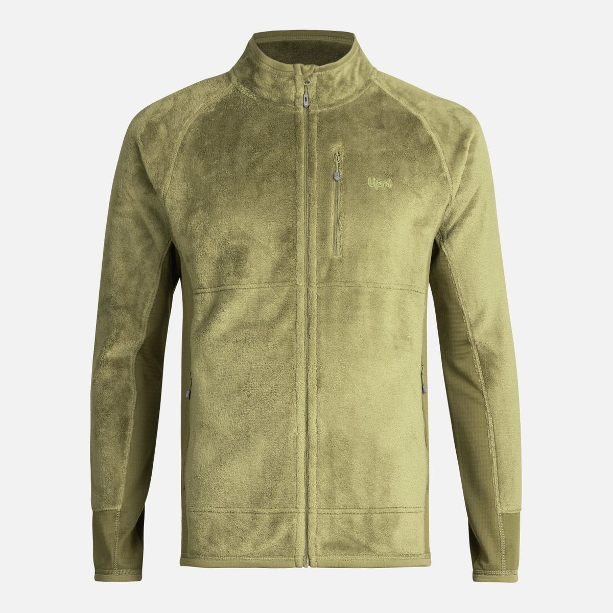 LIPPI - Poleron Hombre Numan Shaggy-Pro Jacket Verde  Lippi