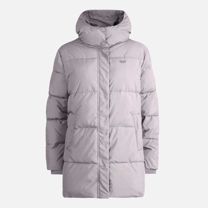 LIPPI - Chaqueta Mujer Rivera Sur Long Steam-Pro Hoody Jacket Malva Lippi
