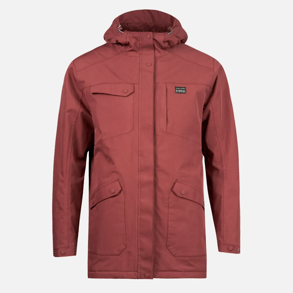 HAKA HONU - Chaqueta Hombre Yak Burdeo Haka Honu