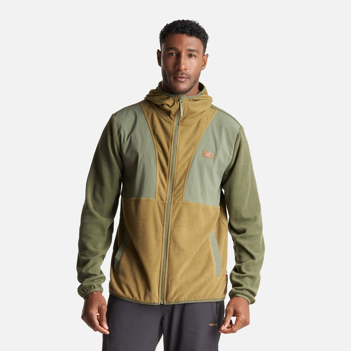 HAKA HONU - Poleron Hombre Arrayan Verde Mate Haka Honu