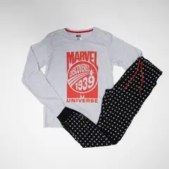 MARVEL - Pijama Hombre Discover Gris