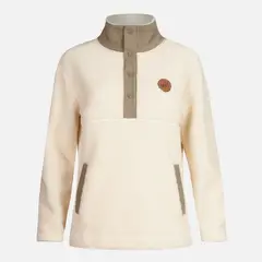 HAKA HONU - Poleron Mujer Chi-Porrito Beige