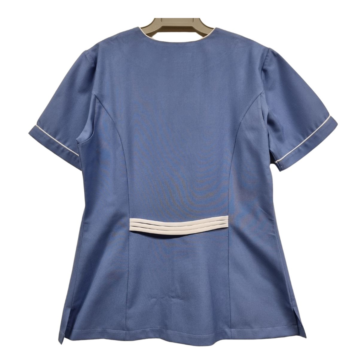 GENERICO - Chaquetilla Celeste Con Líneas Blancas Para Mujer