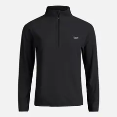 LIPPI - Poleron Teen Girl Mild Nano-F 14 Zip Negro